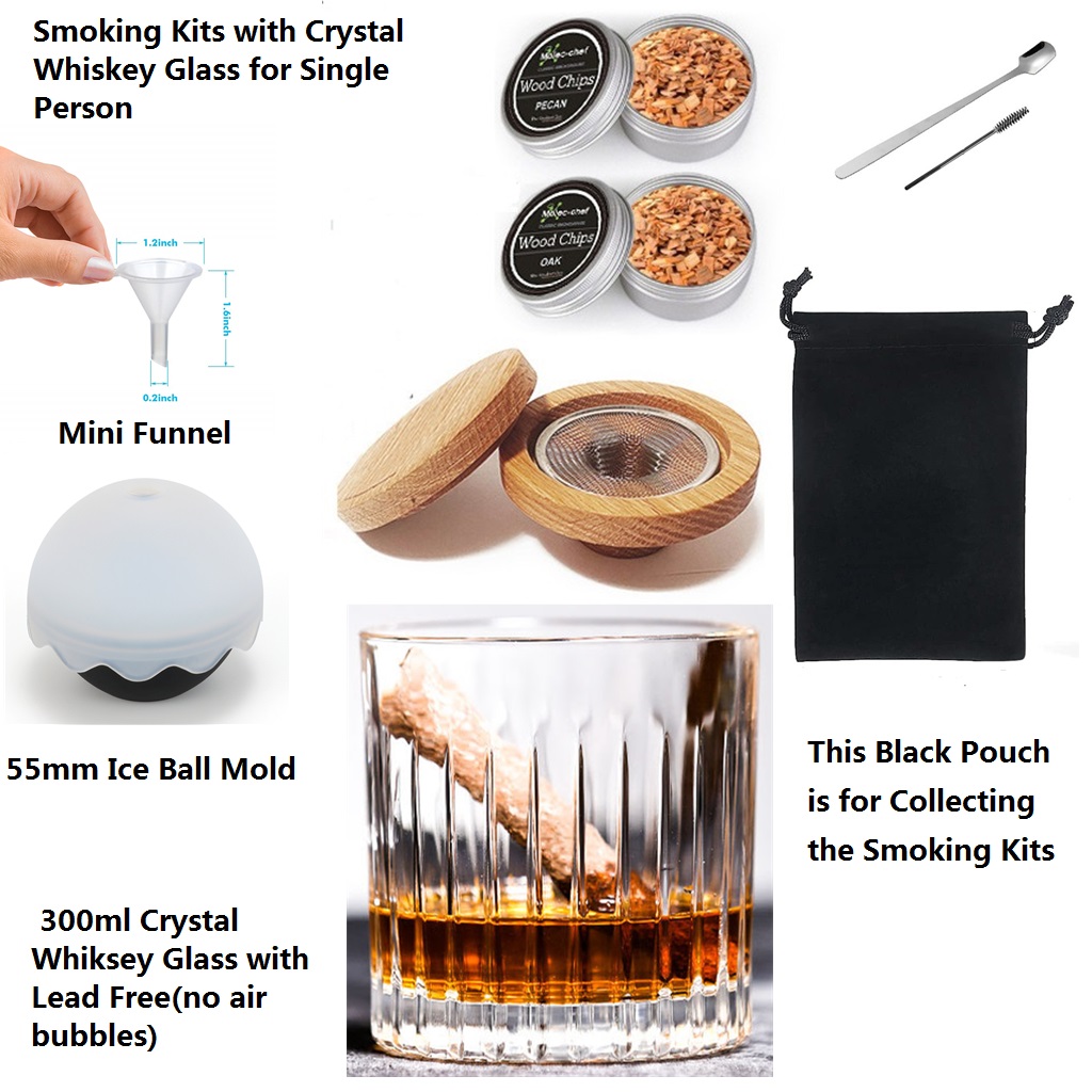 Whiskey Glass with Smoking Kit - Crystal Wine Glass recension och pris