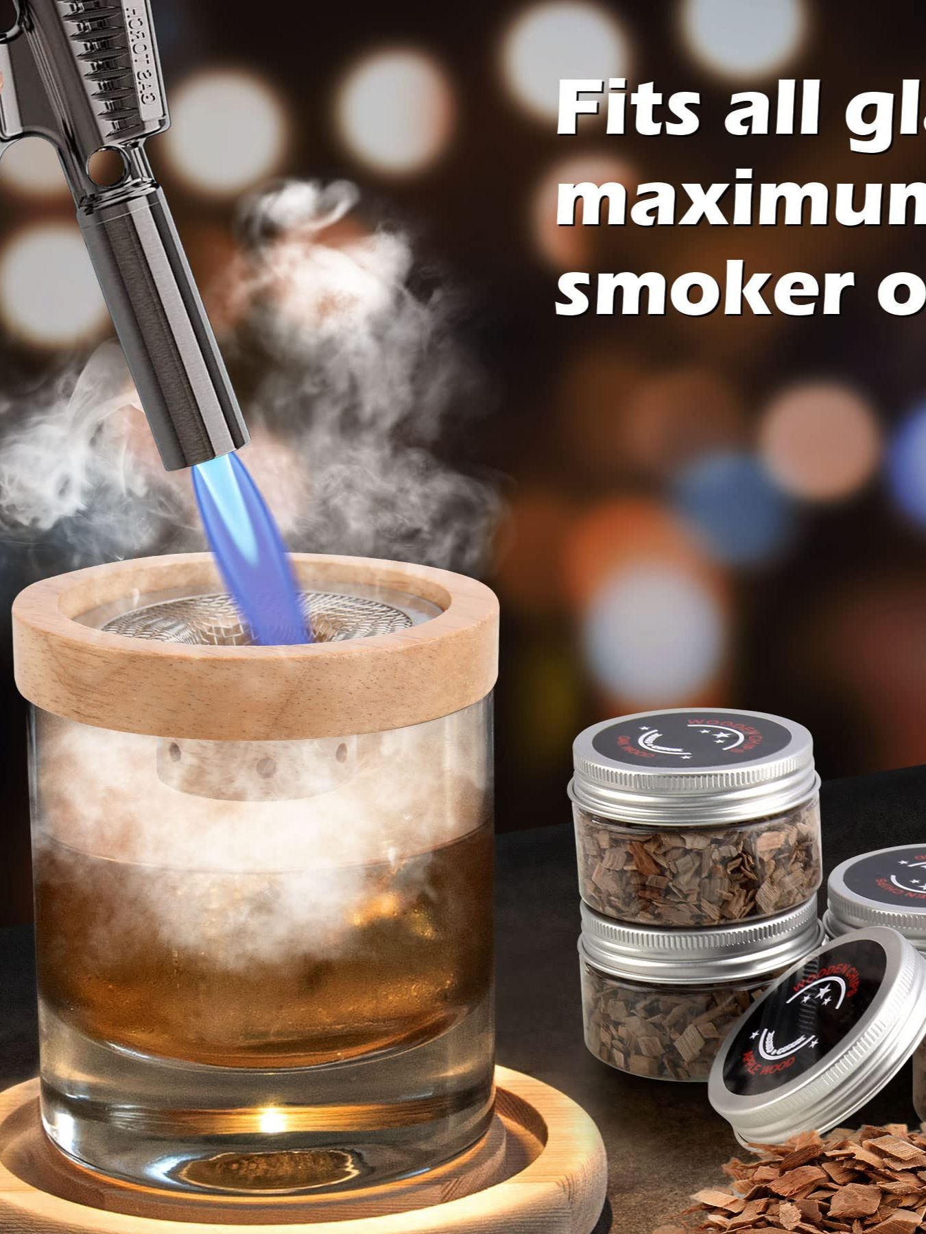 Whiskey Glass with Smoking Kit - Crystal Wine Glass recension och pris