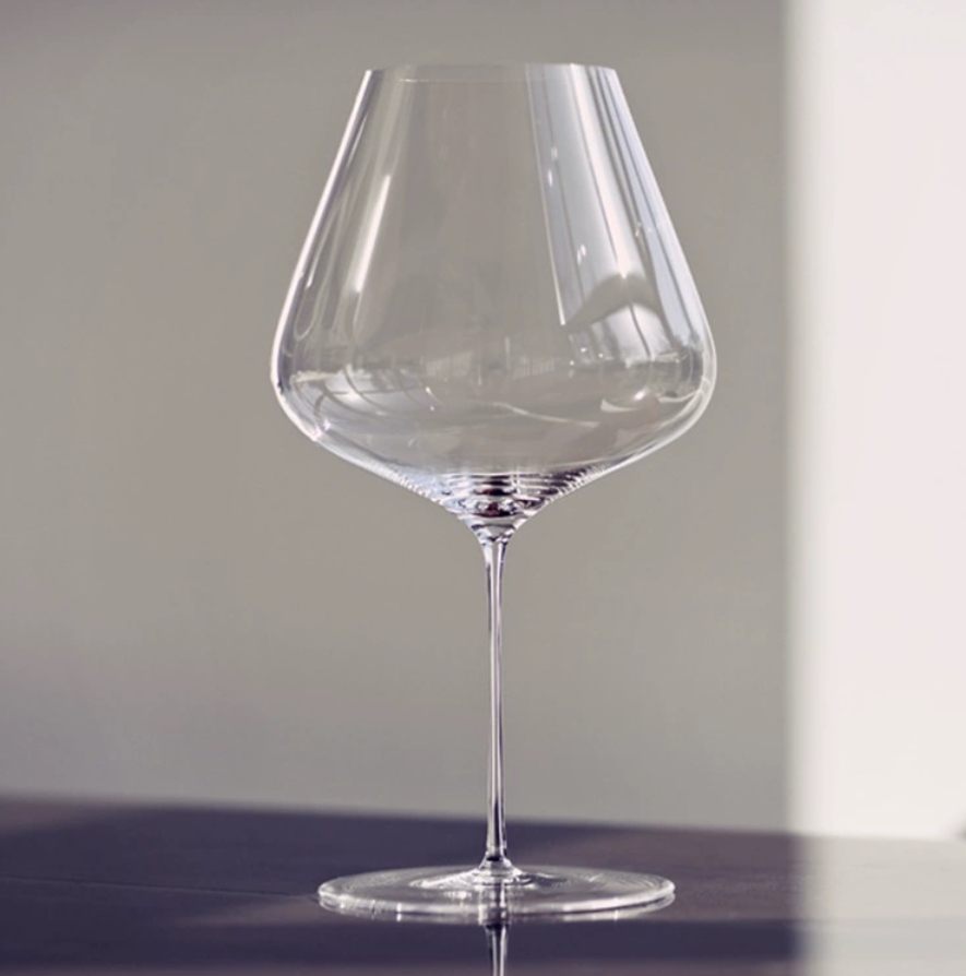 1PCS Burgundy Bordeaux Style U - Crystal Wine Glass recension och pris
