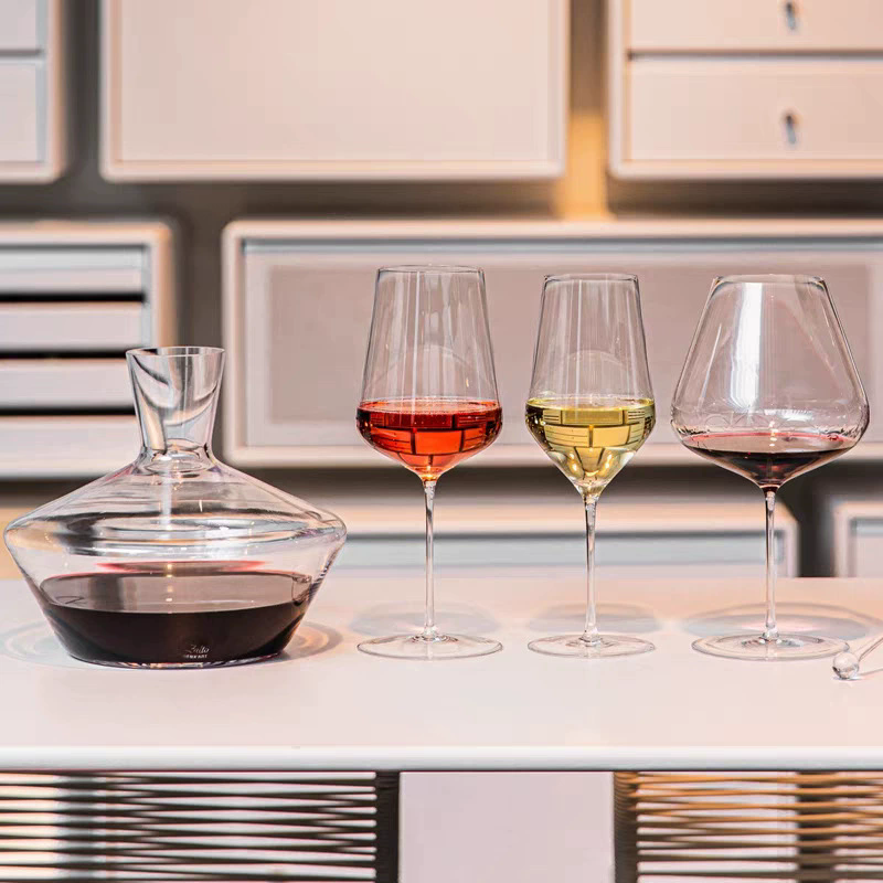 1PCS Burgundy Bordeaux Style U - Crystal Wine Glass recension och pris