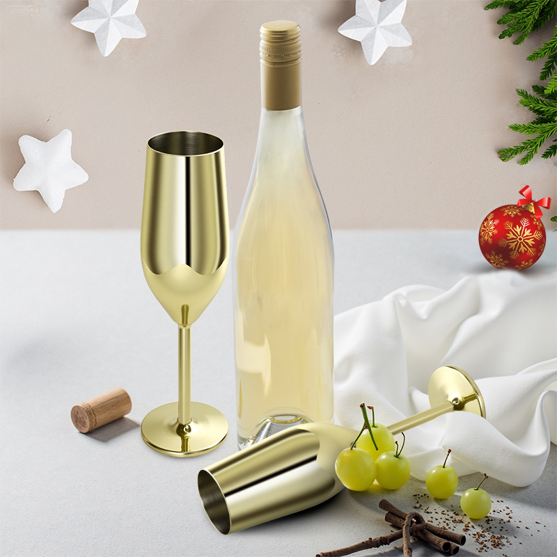 Vintage Golden 304 Stainless S - Crystal Wine Glass recension och pris